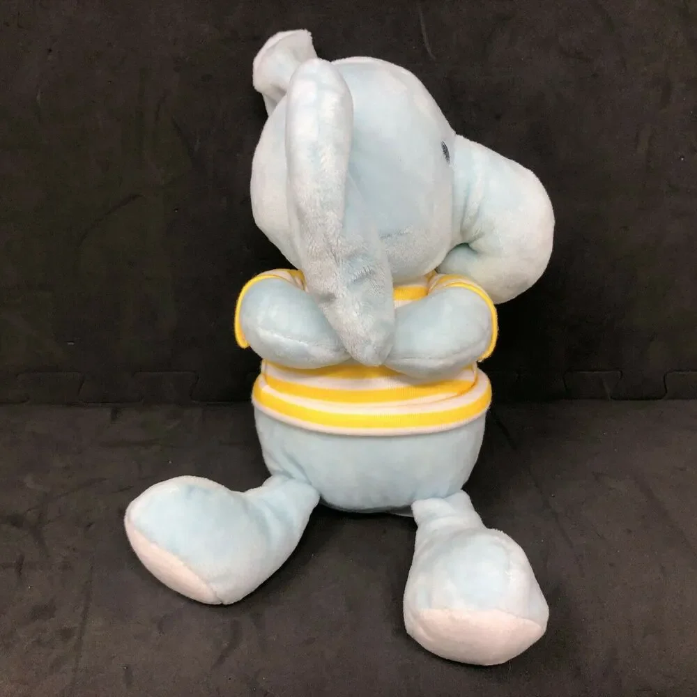 Animal‎ Adventure Blue Elephant Yellow White Striped Shirt Plush Lovey 8